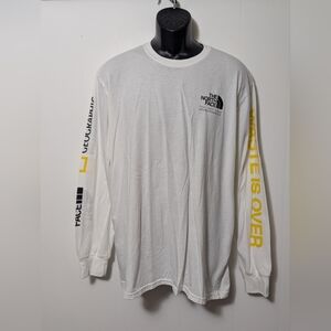 Men's North Face x National Geographic Waste is Over Long Sleeve Shirt Size XXL
